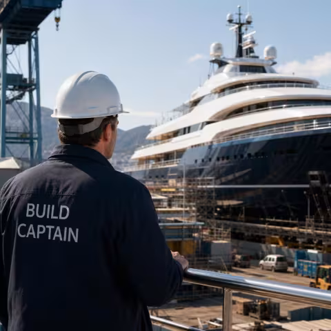 What is a build captain and why should I consider one for my new superyacht build??