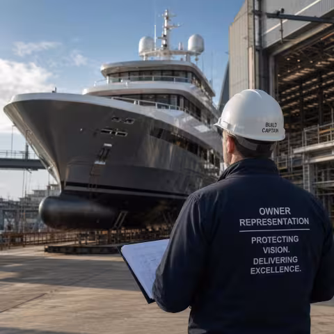 What size yacht builds benefit from having a build captain?